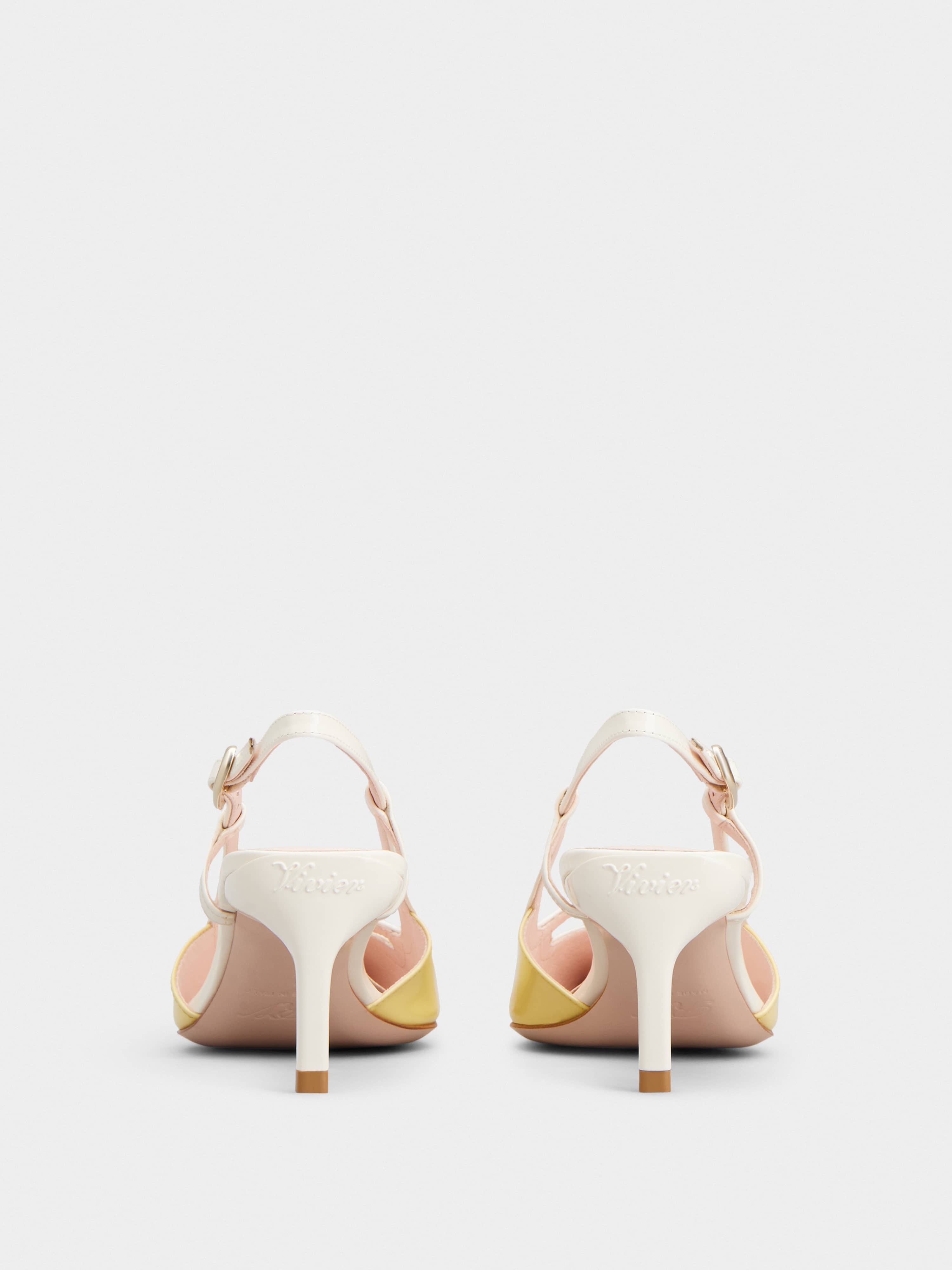Viv’ Canard Slingback Pumps in Patent Leather - 5