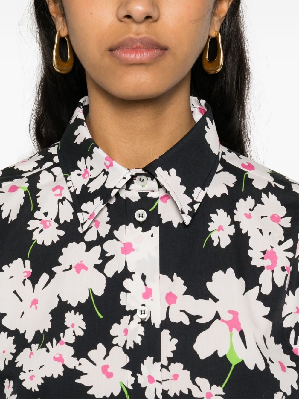 floral print shirt - 5