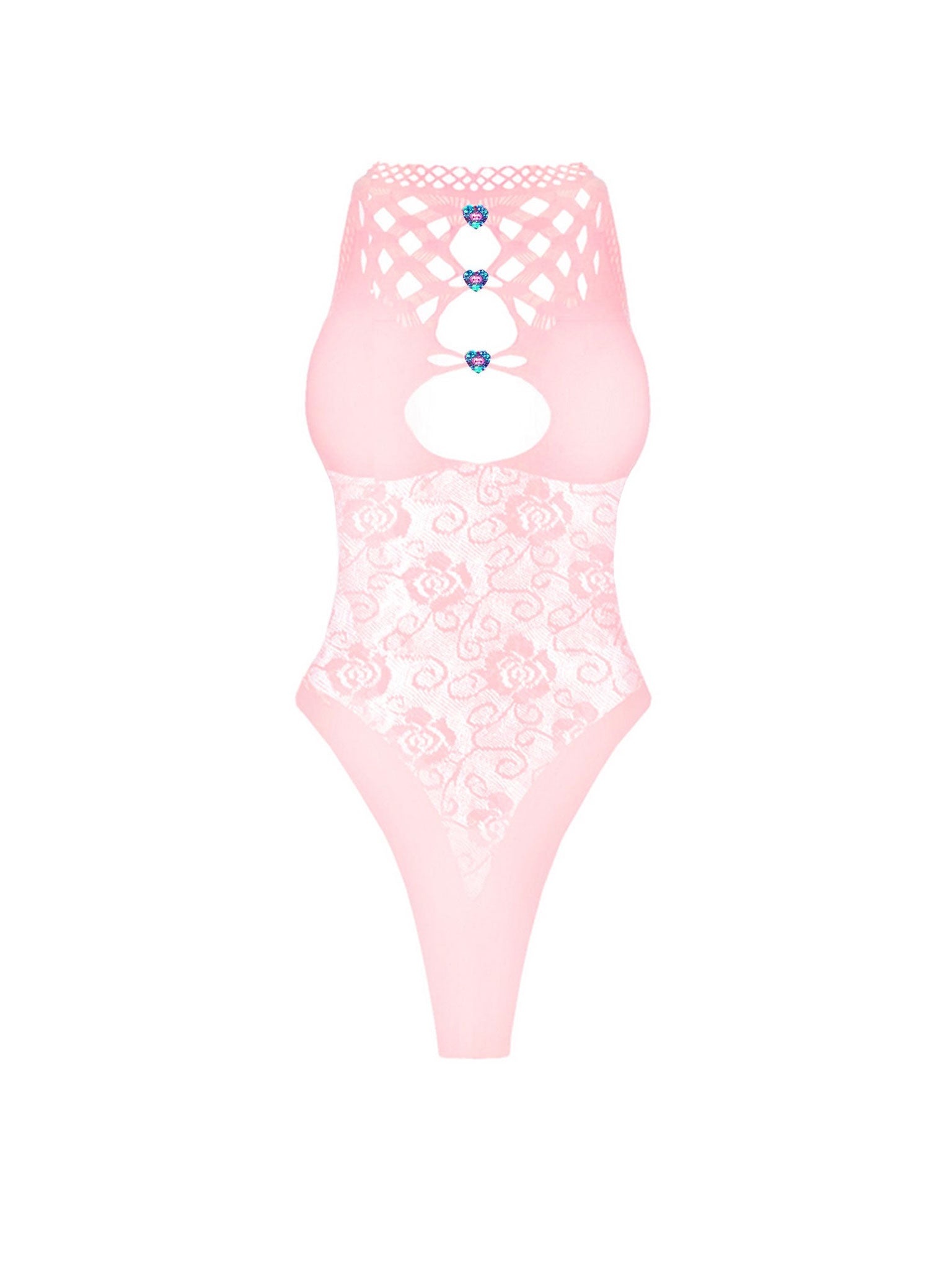 LULU BODYSUIT IN ROSE QUARTZ - 1