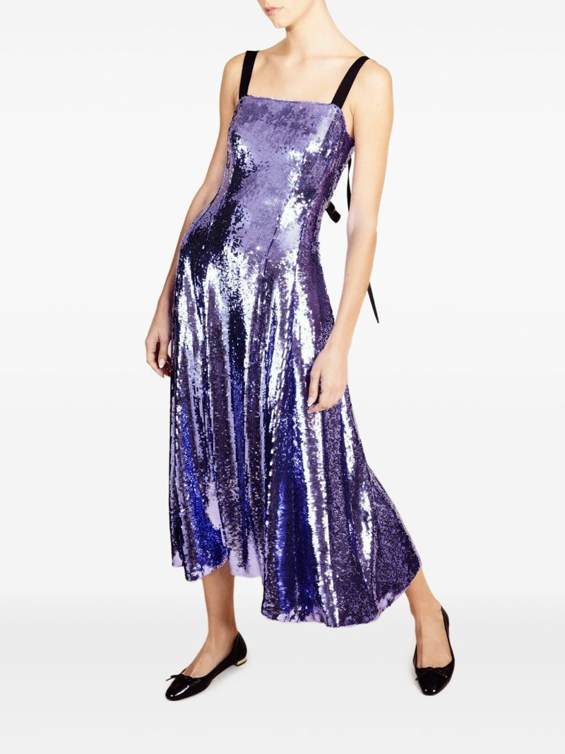 ADAM LIPPES Giovanna sequin-embellished midi dress outlook