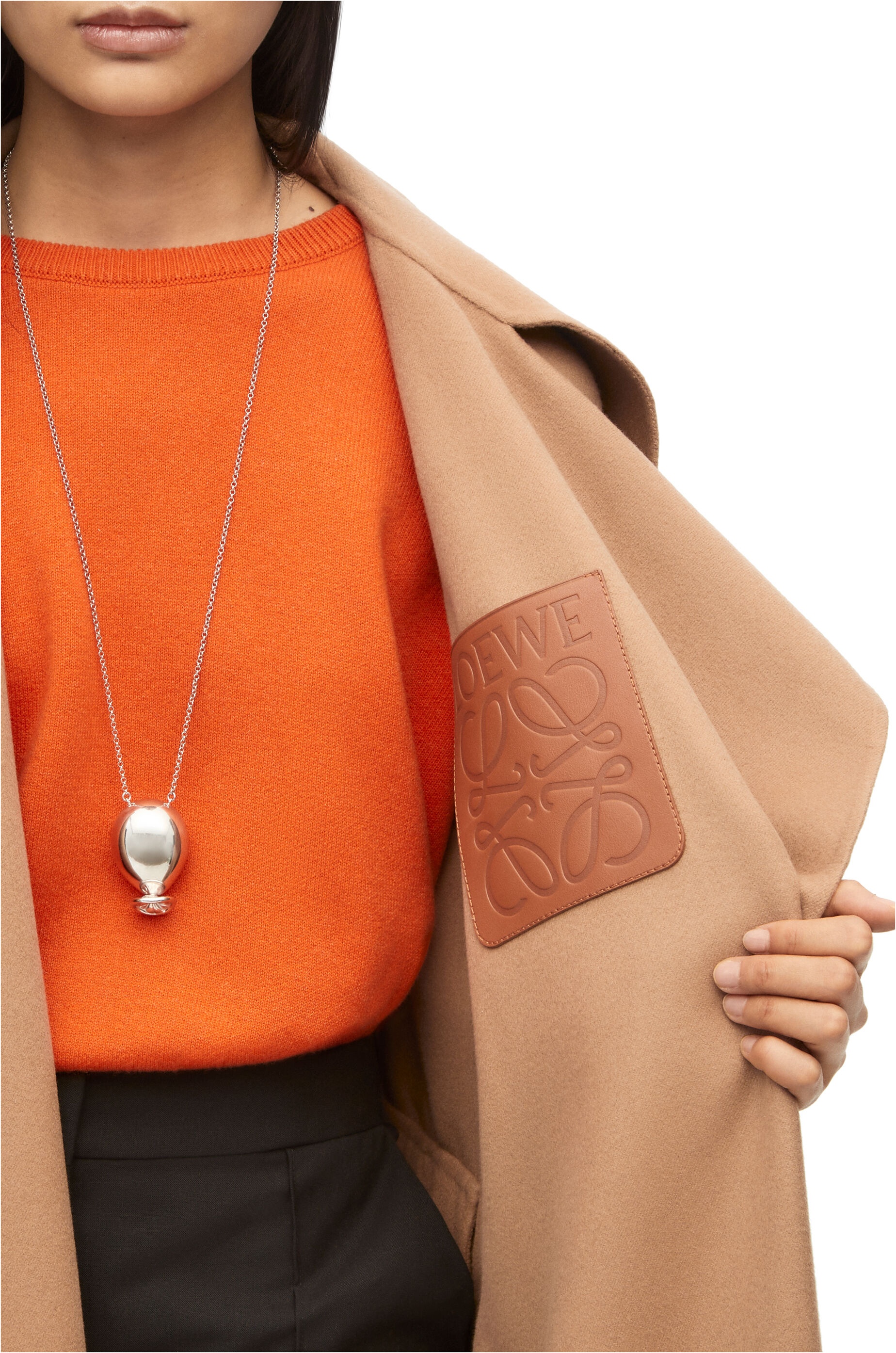Belted coat in wool and cashmere - 5