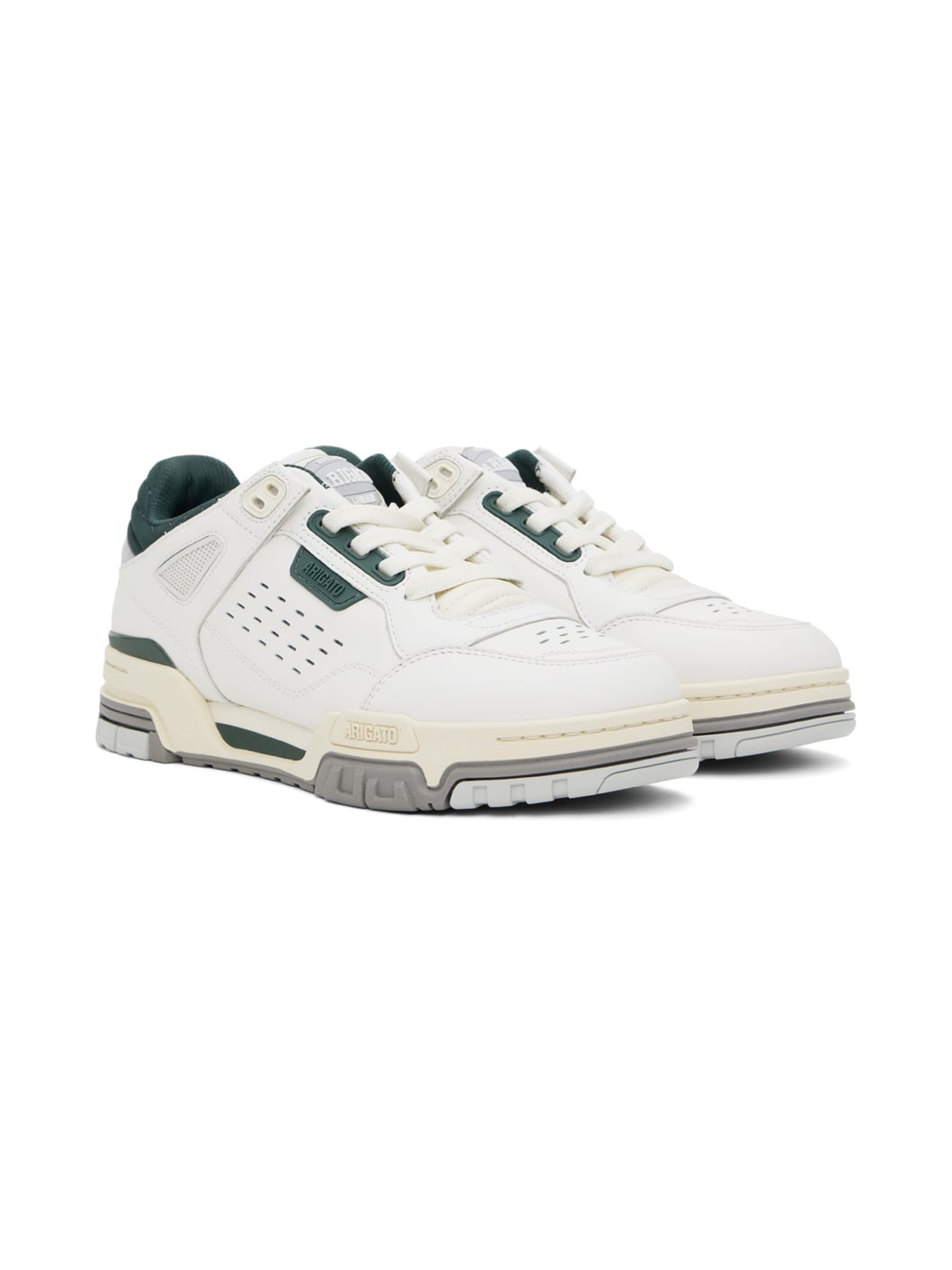 White & Green Onyx Sneakers - 4