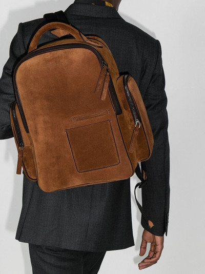 Ermenegildo Zegna zip-around backpack outlook