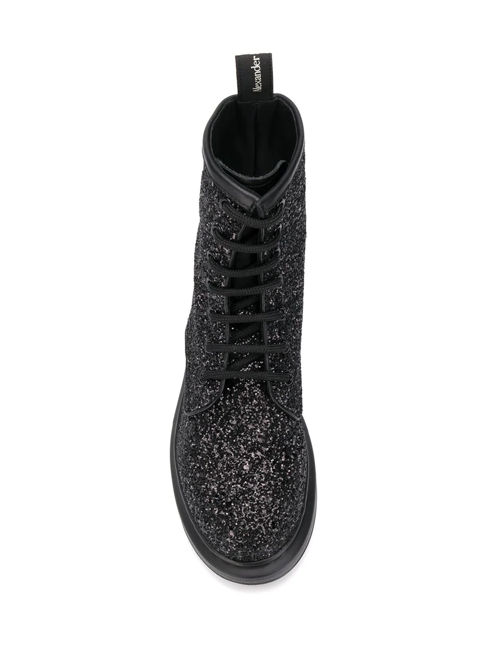 Hybrid glitter-effect boots - 4