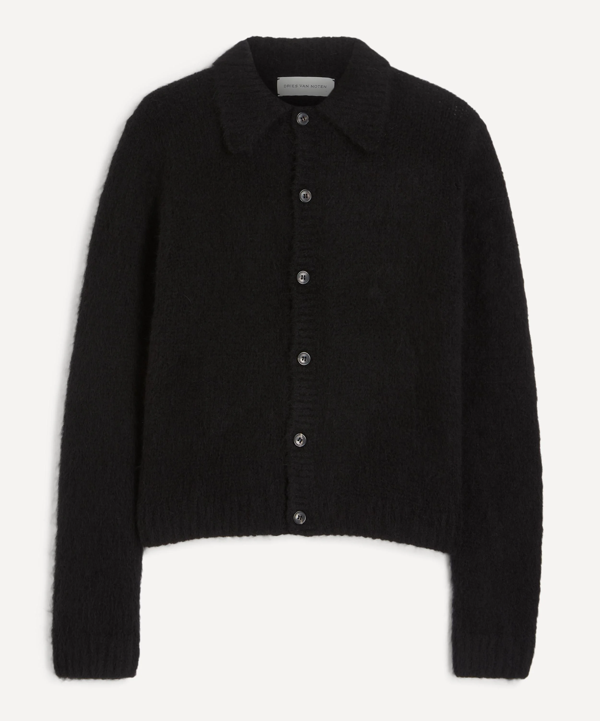 Alpaca-Merino Wool Knitted Cardigan - 1