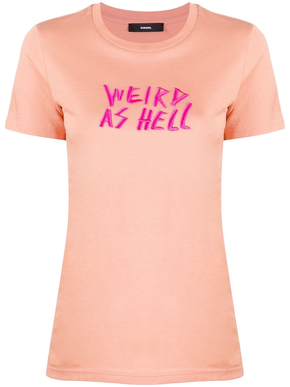 Weird As Hell embroidered T-shirt - 1