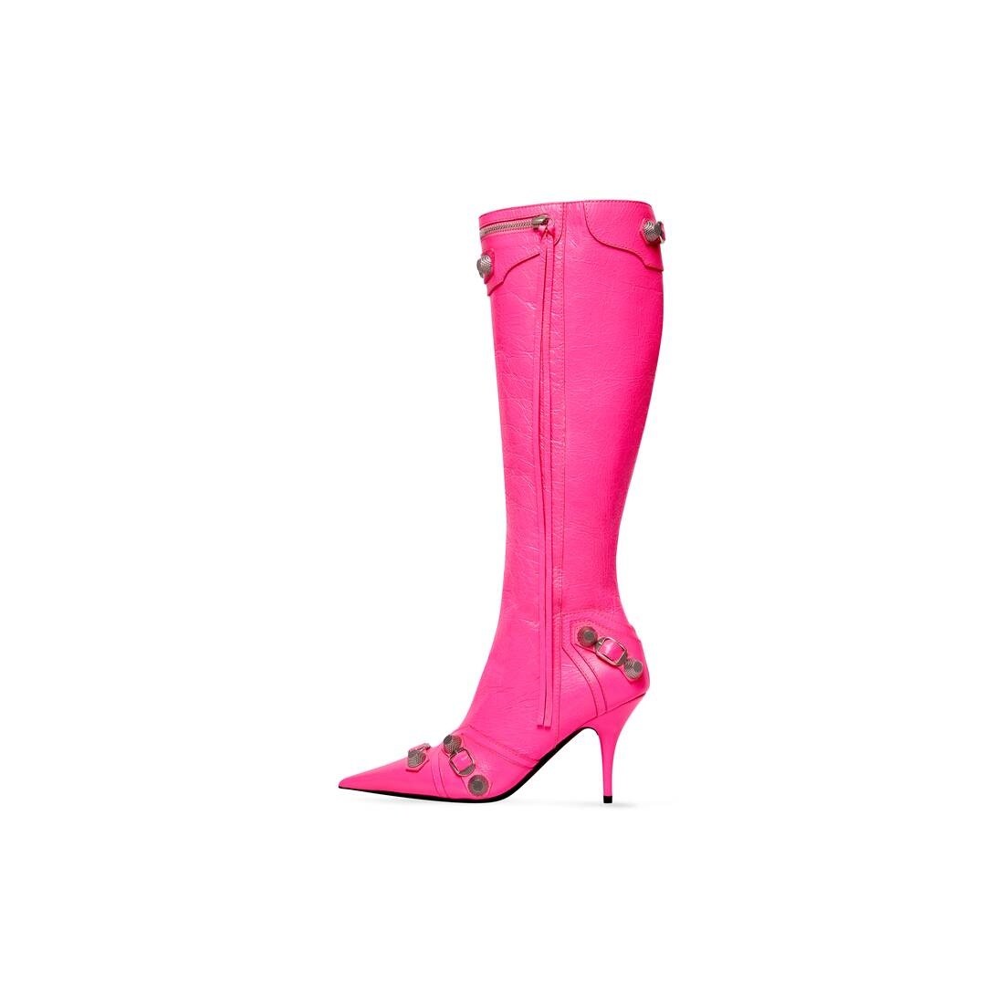 Women's Cagole 90mm Boot in Fluo Pink - 4