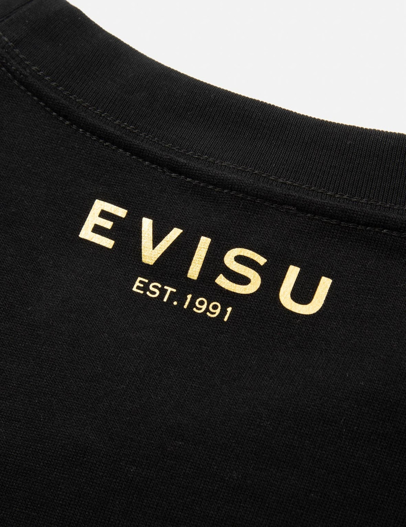 KAMON AND LOGO FOIL PRINT REGULAR FIT T-SHIRT 9