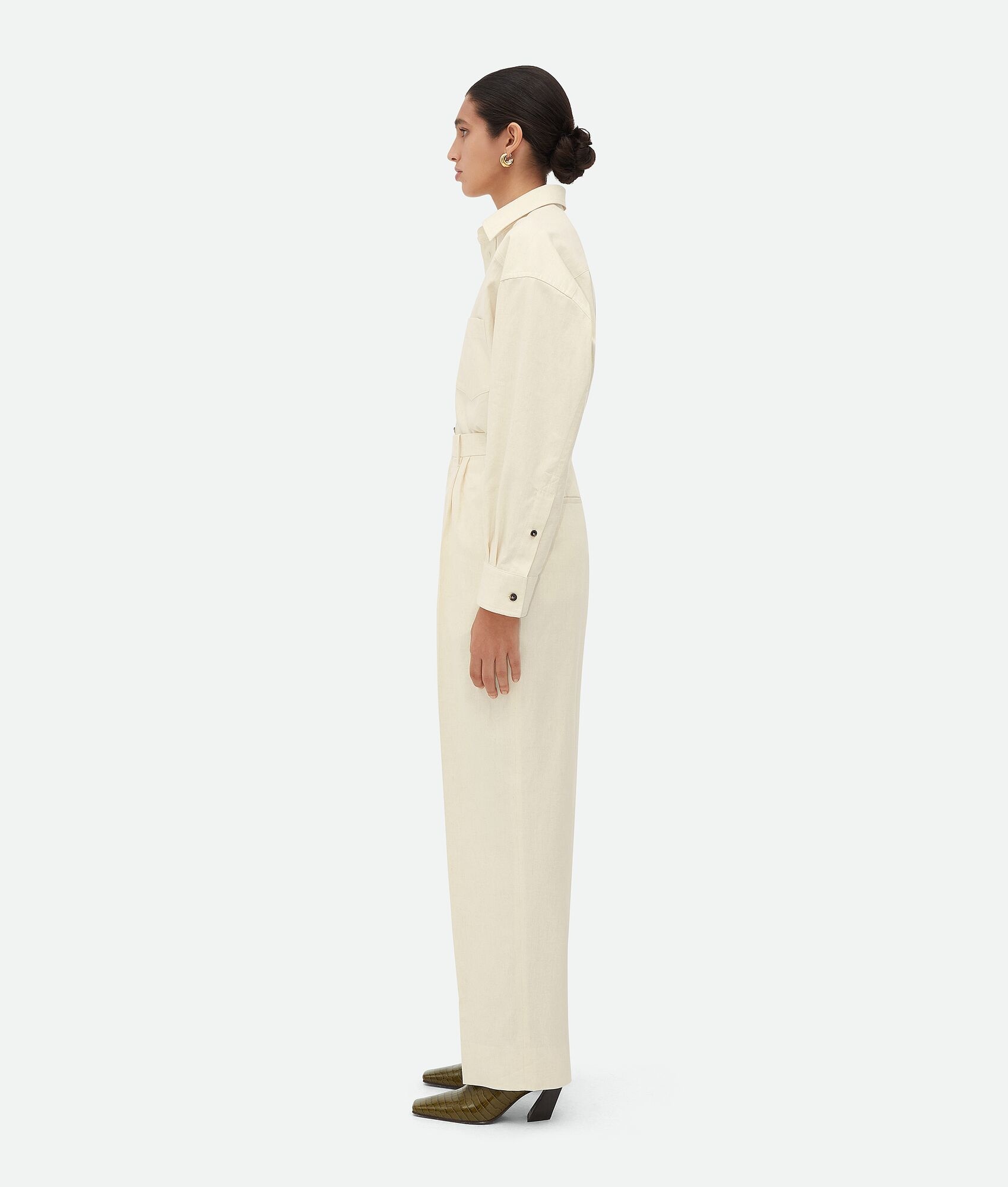 Cotton Poplin Trousers - 2