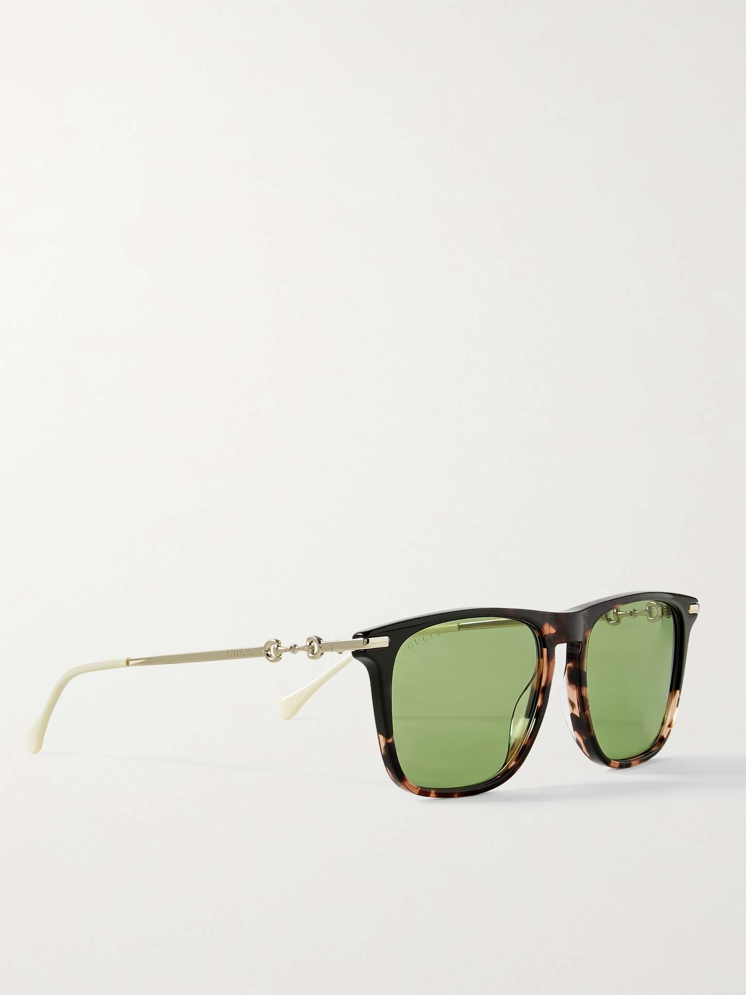 D-Frame Acetate and Gold-Tone Sunglasses - 3