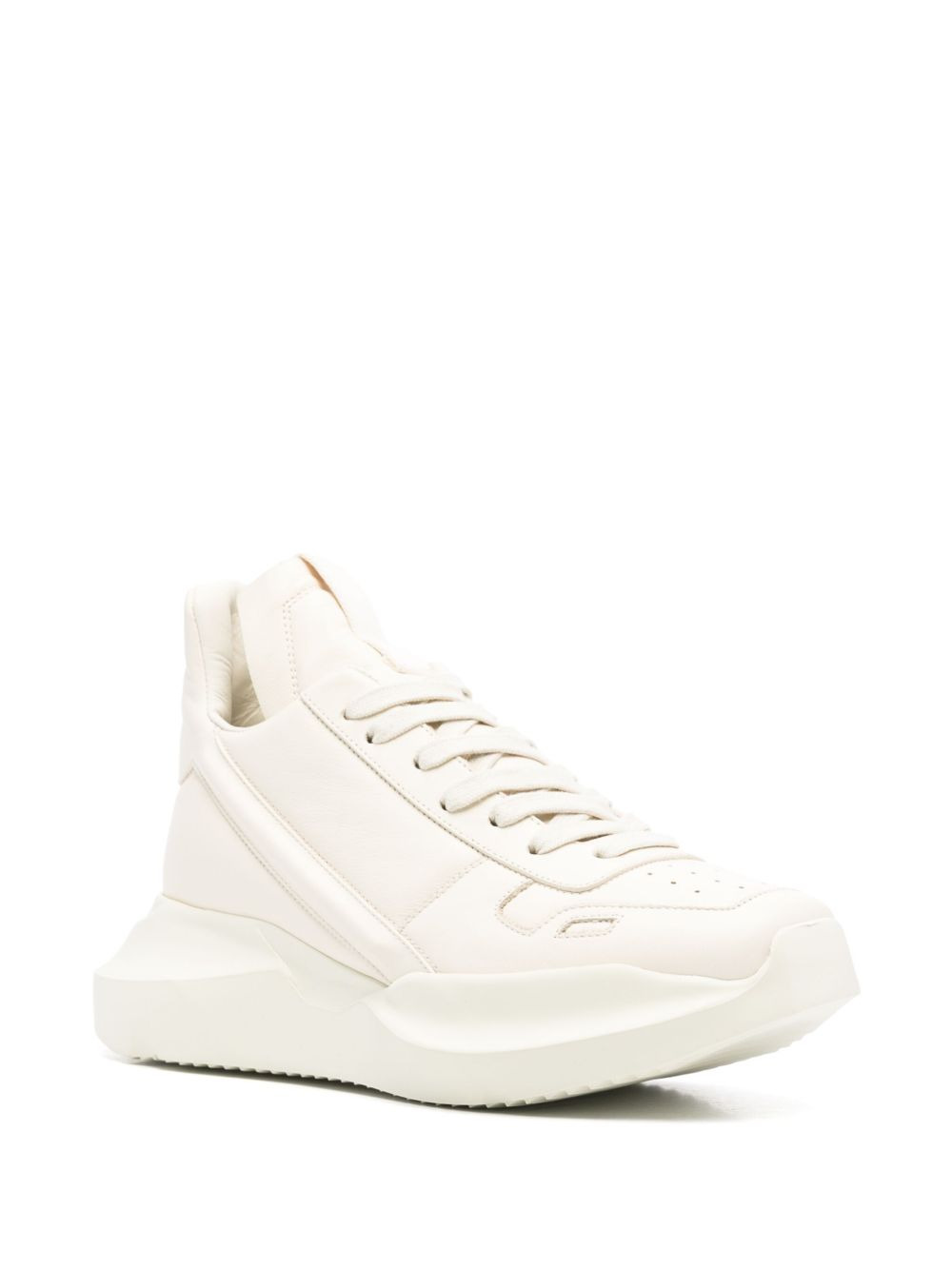 Rick Owens Women Geth Runner Leather Sneakers - 3