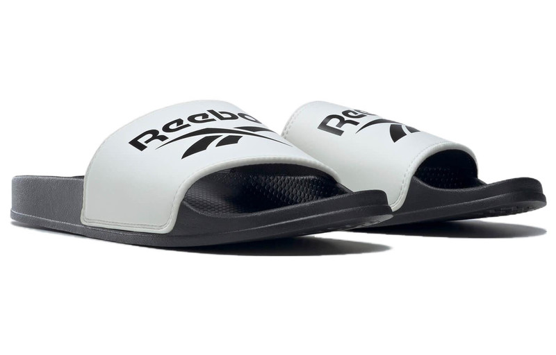 Reebok Reebok Fulgere Slides 'Black White' HR0390 outlook