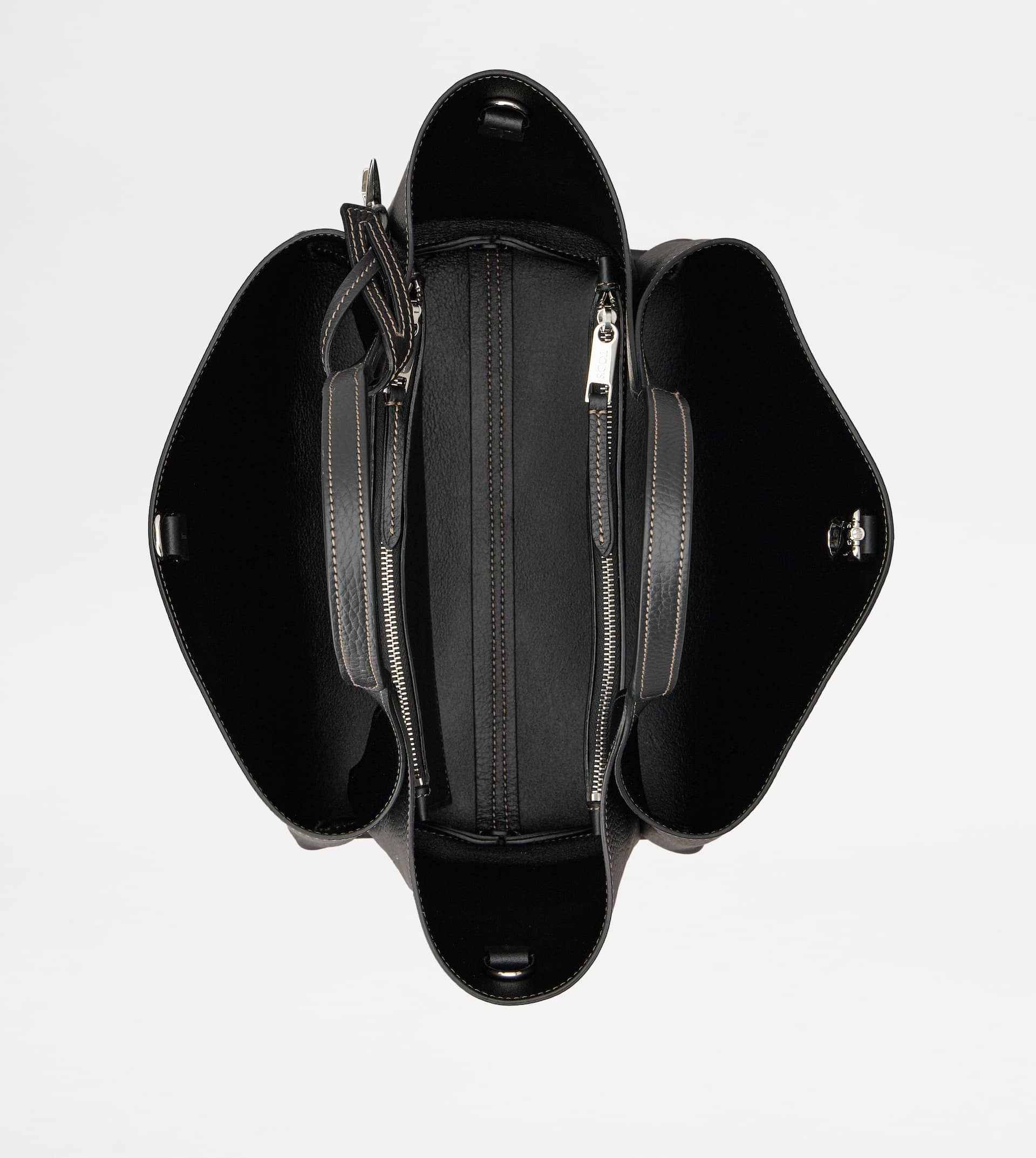 BAG IN LEATHER MINI - BLACK - 3