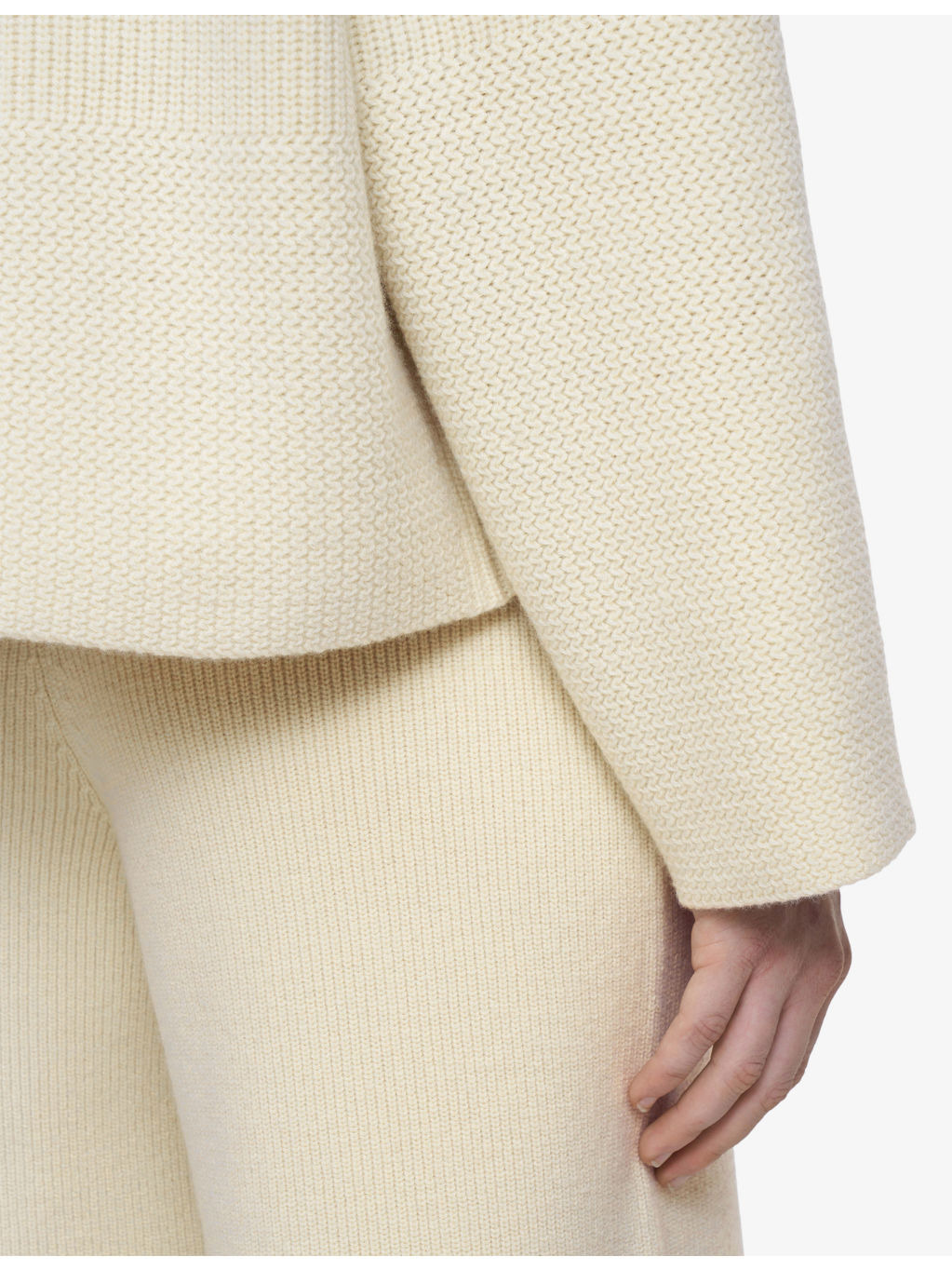 V-Neck Relaxed-Fit Merino-Wool Cardigan - 5