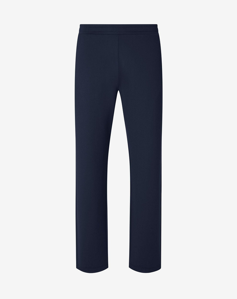 Blue stretch technical fabric joggers 1