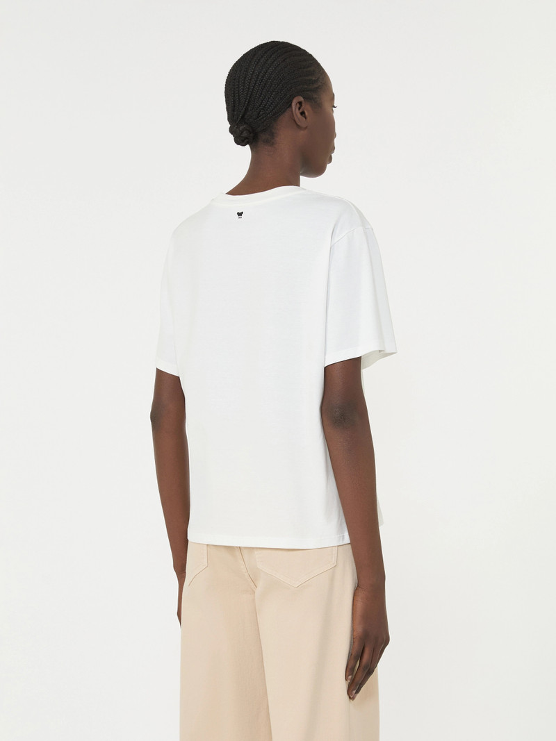 TENUE Cotton T-shirt with graphic print - WHITE 4