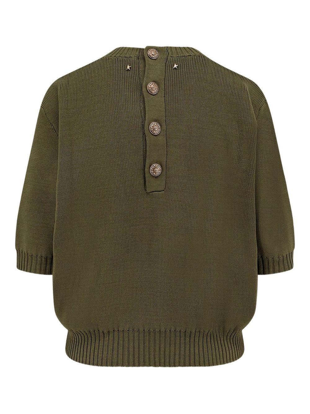 button-detailed pocket sweater - 2