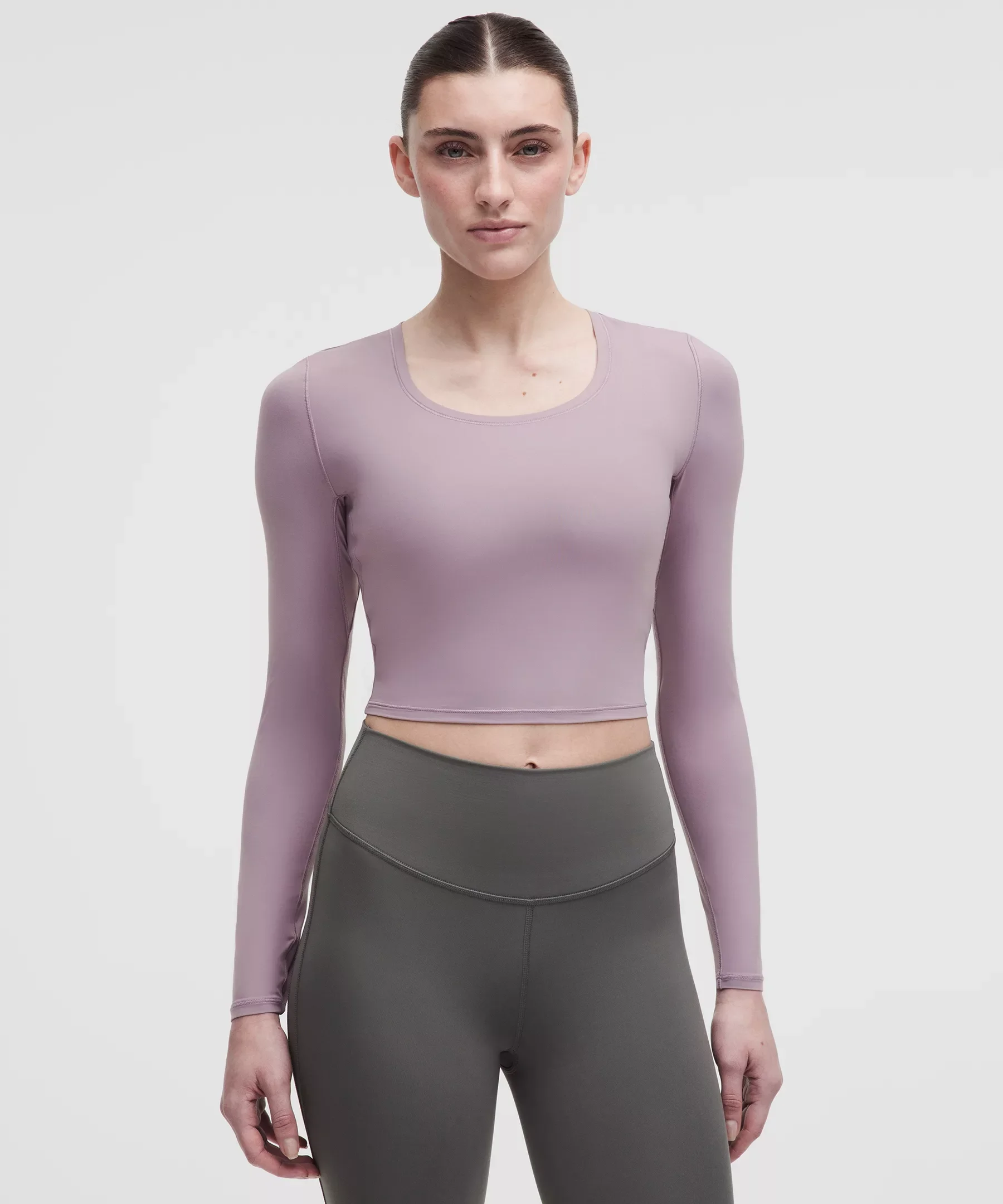 Unrestricted Power Cropped Long-Sleeve Shirt - 1