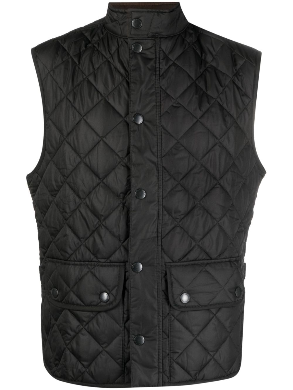quilted two-pocket gilet - 1