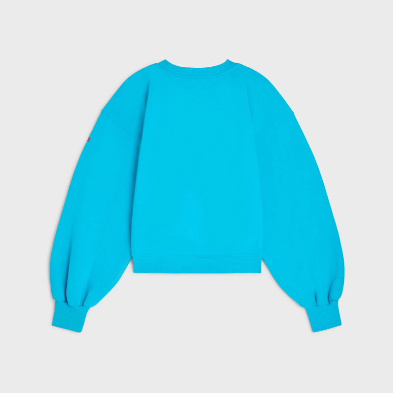 CELINE oversized crewneck sweater IN cotton fleece outlook