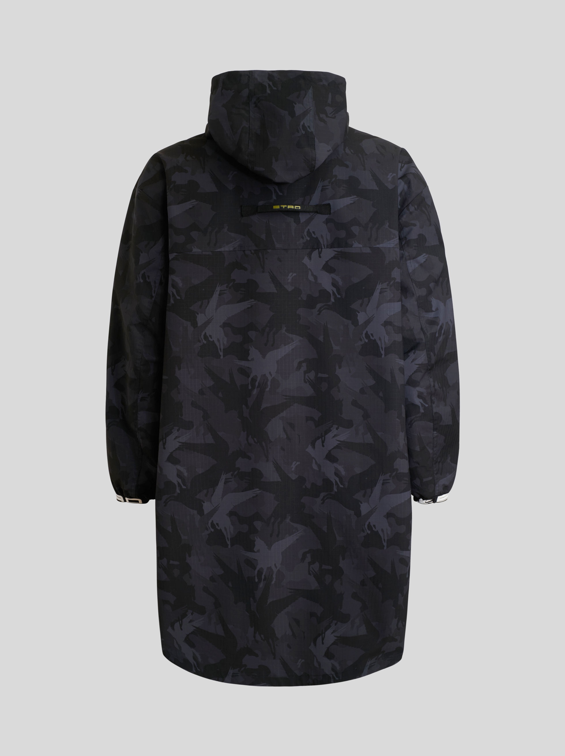 PEGAFLYING AND ETRO LOGO PARKA - 5