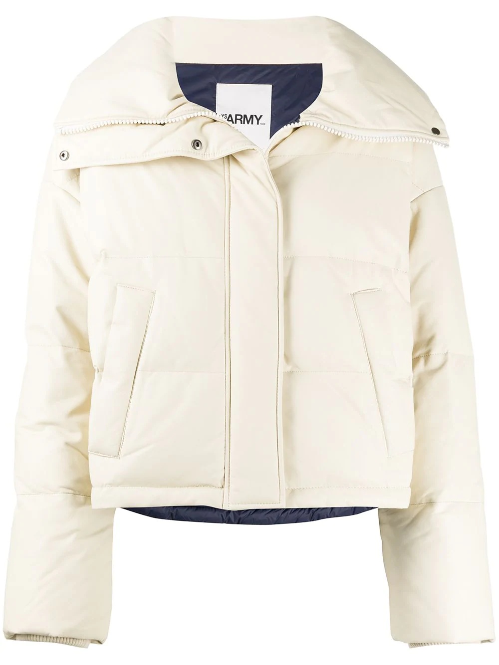 cream puffer jacket - 1