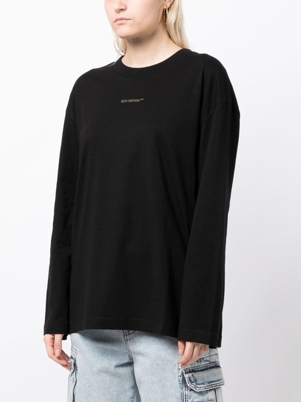 logo-print long-sleeve T-shirt - 7