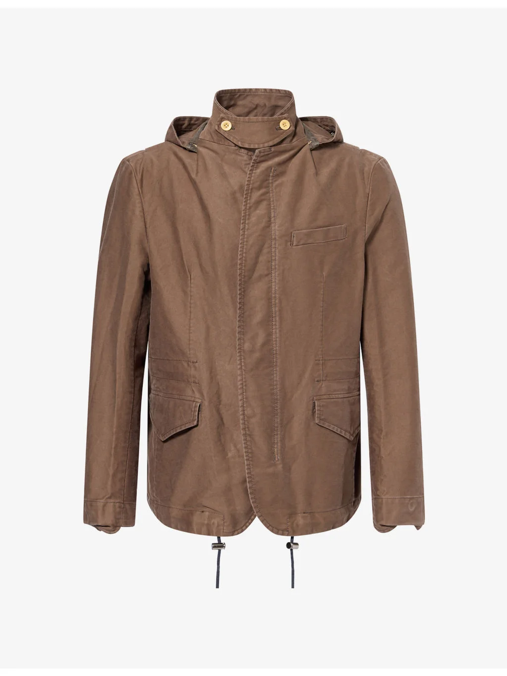 Flap-Pocket Cotton Jacket - 1
