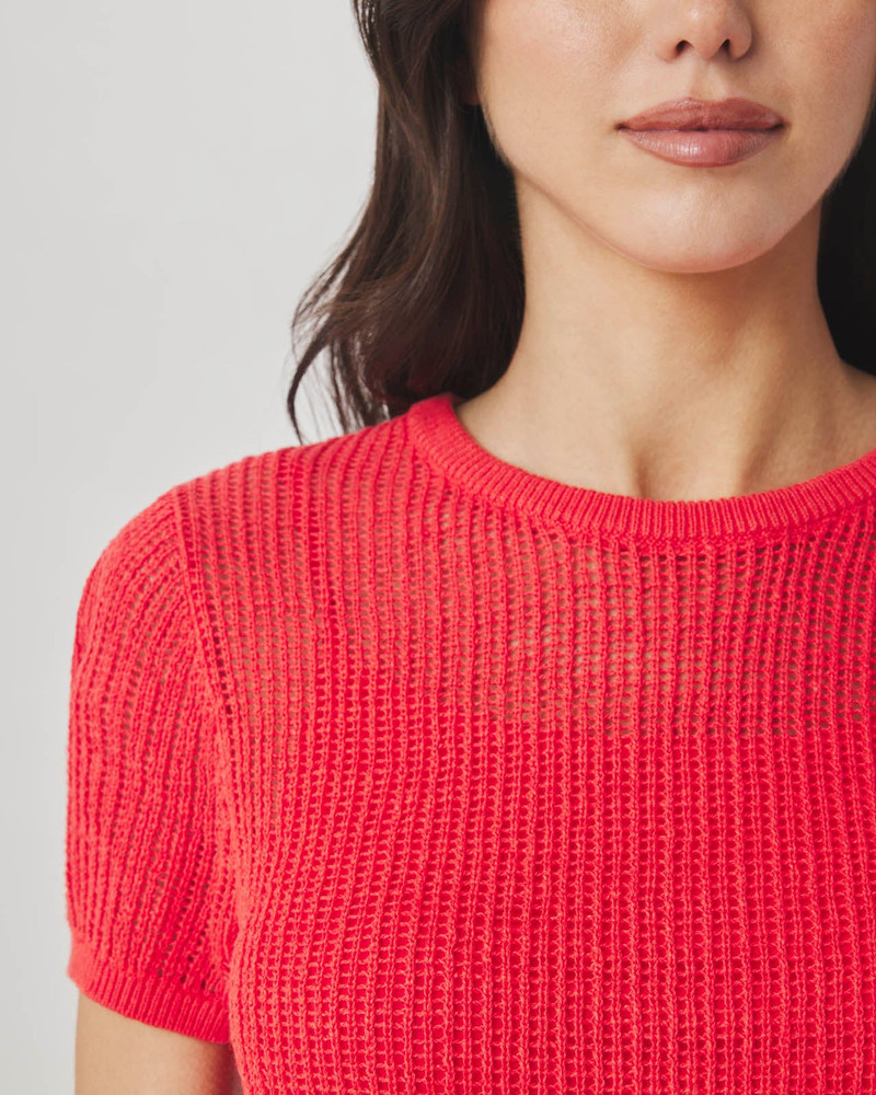 Splendid Yasmine Short Sleeve Sweater outlook
