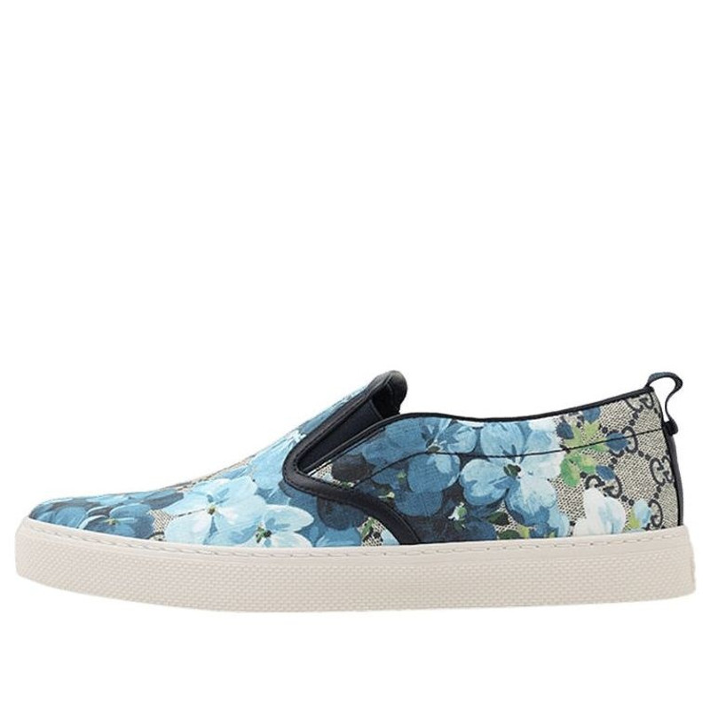 Gucci GG Supreme Canvas Slip-On 'Blue Floral' 546152-KU2E0-8471 1