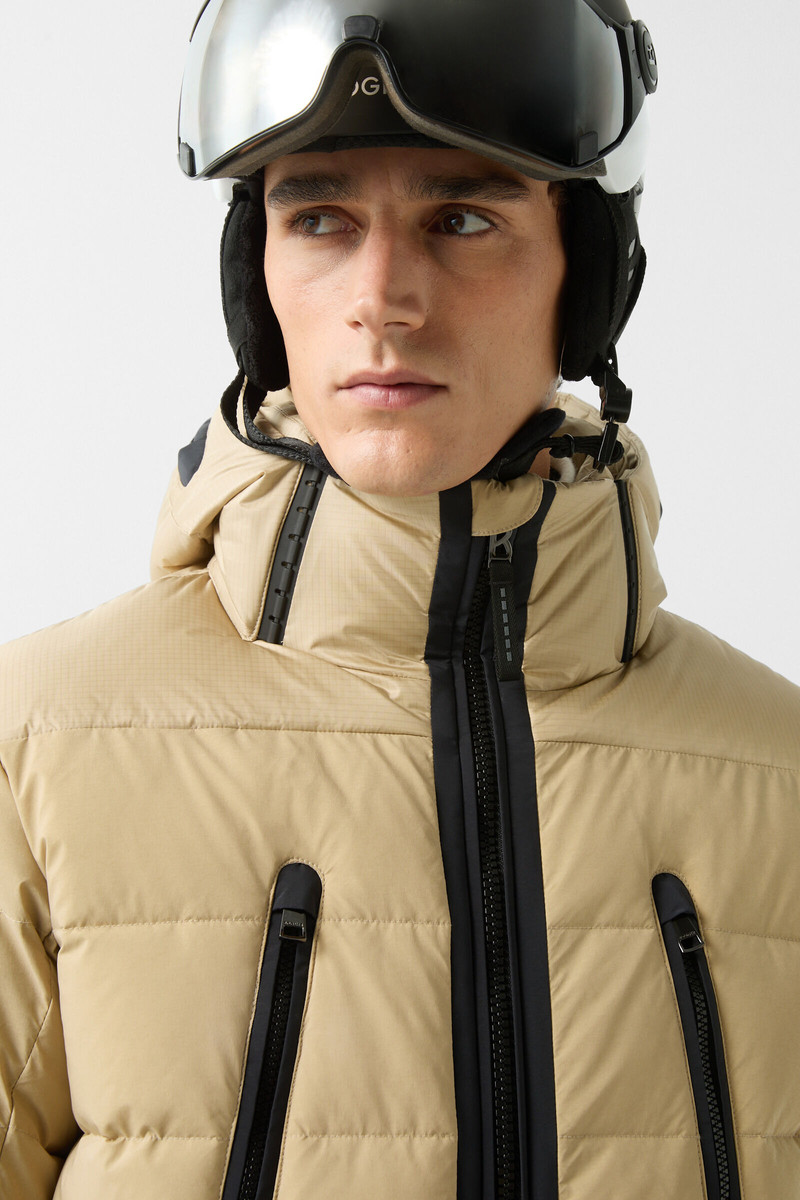 Blaine quilted jacket in Beige 5