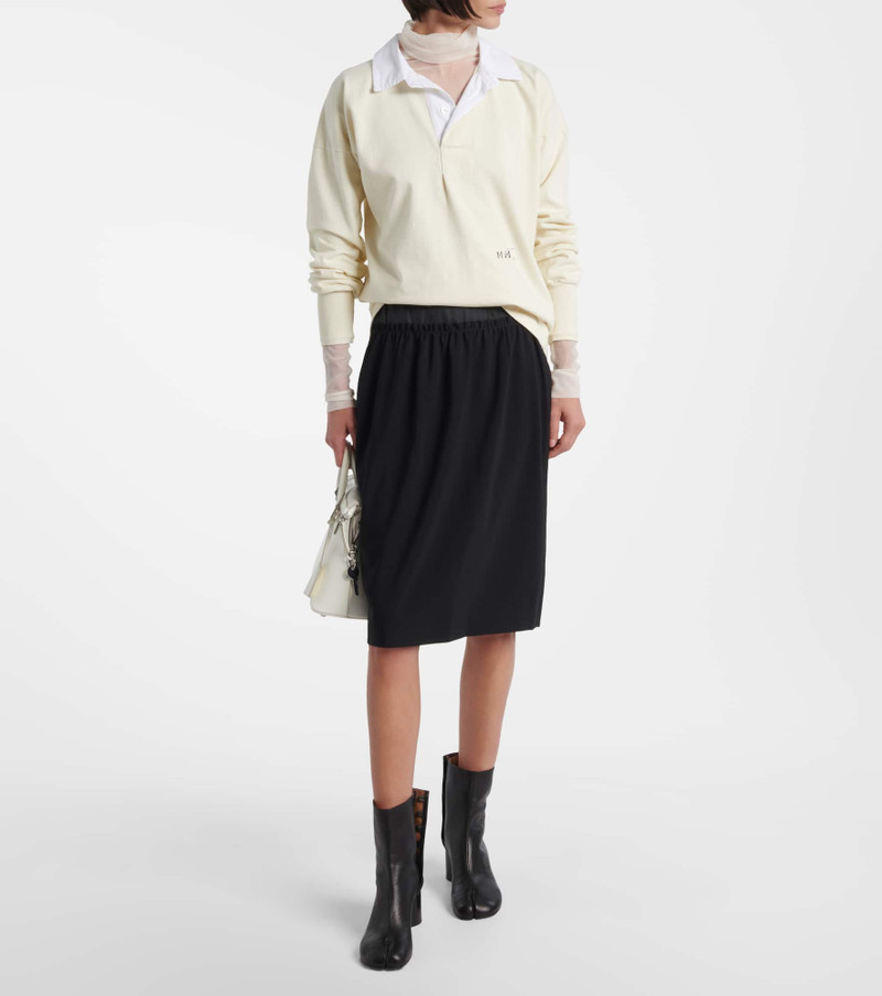 Maison Margiela Four Stitches pencil skirt outlook