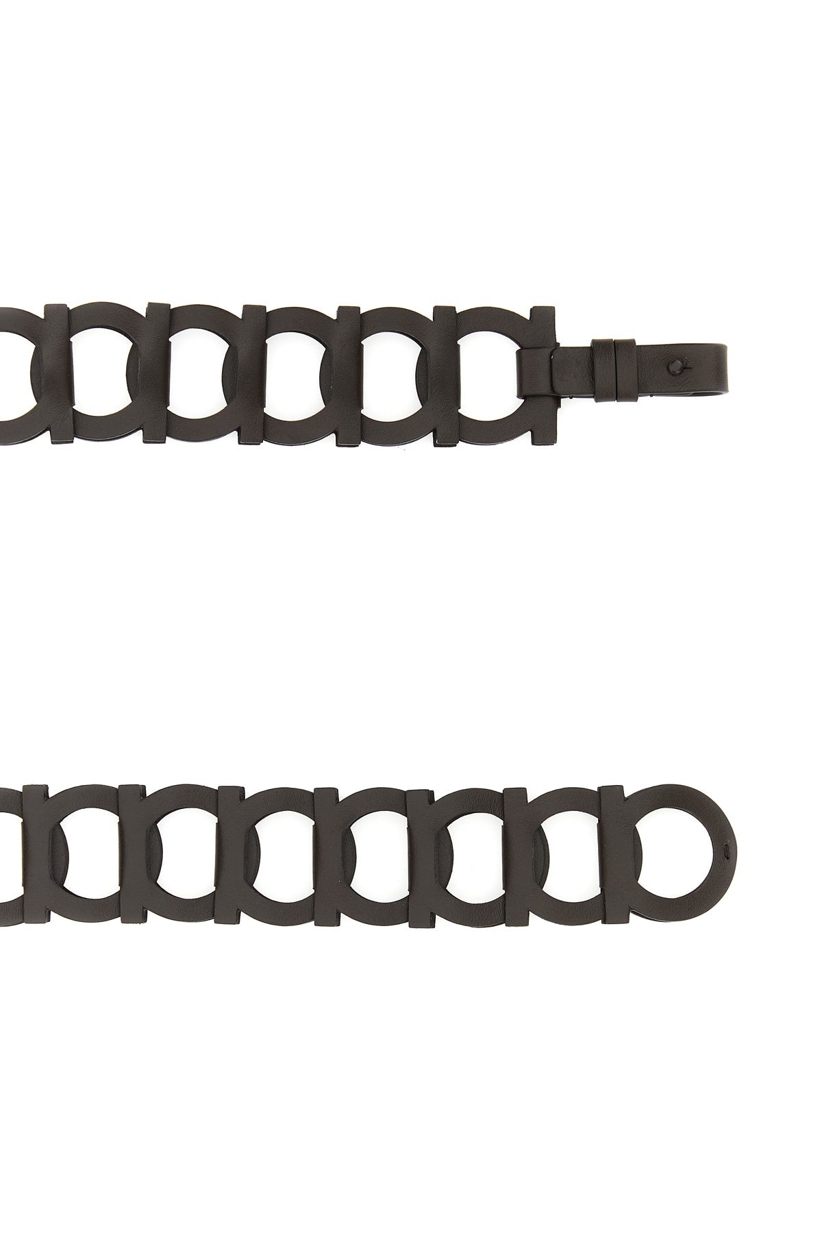 Brown leather belt - 2
