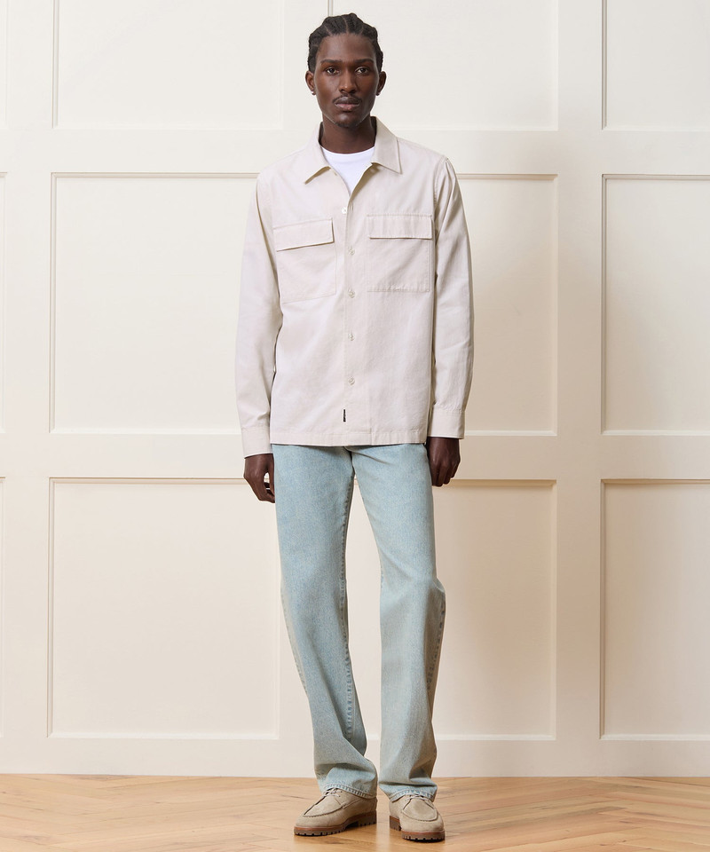 Relaxed Twill CPO Overshirt 3