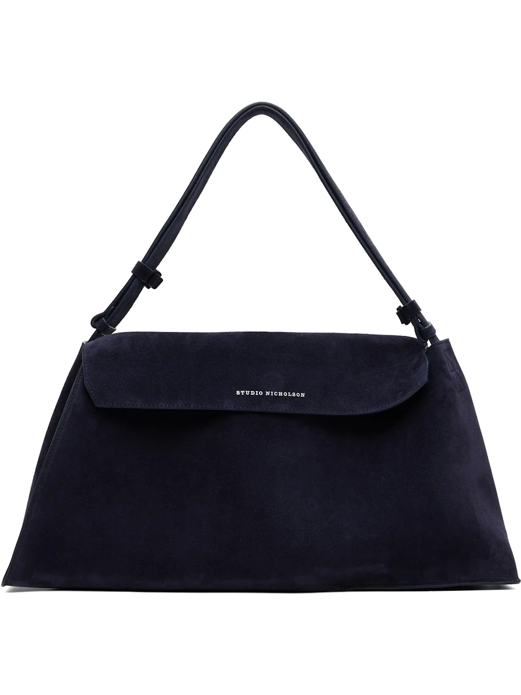 Navy Shiboru Suede Bag - 1
