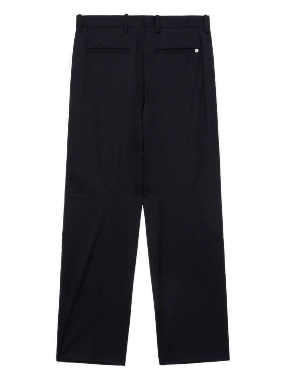 virgin wool tailored trousers - 6