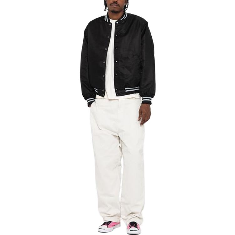 Stussy Sequins Satin Jacket 'Black' SUSJK115718ML - 5