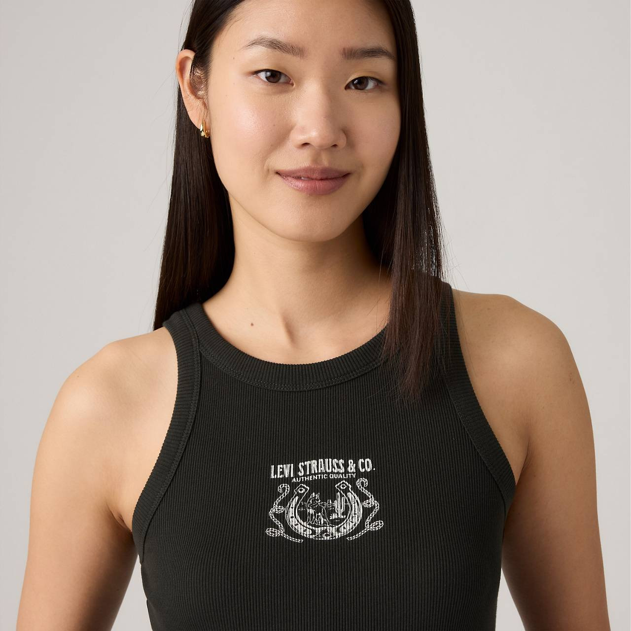 GRAPHIC ESSENTIAL RACER TANK - 5