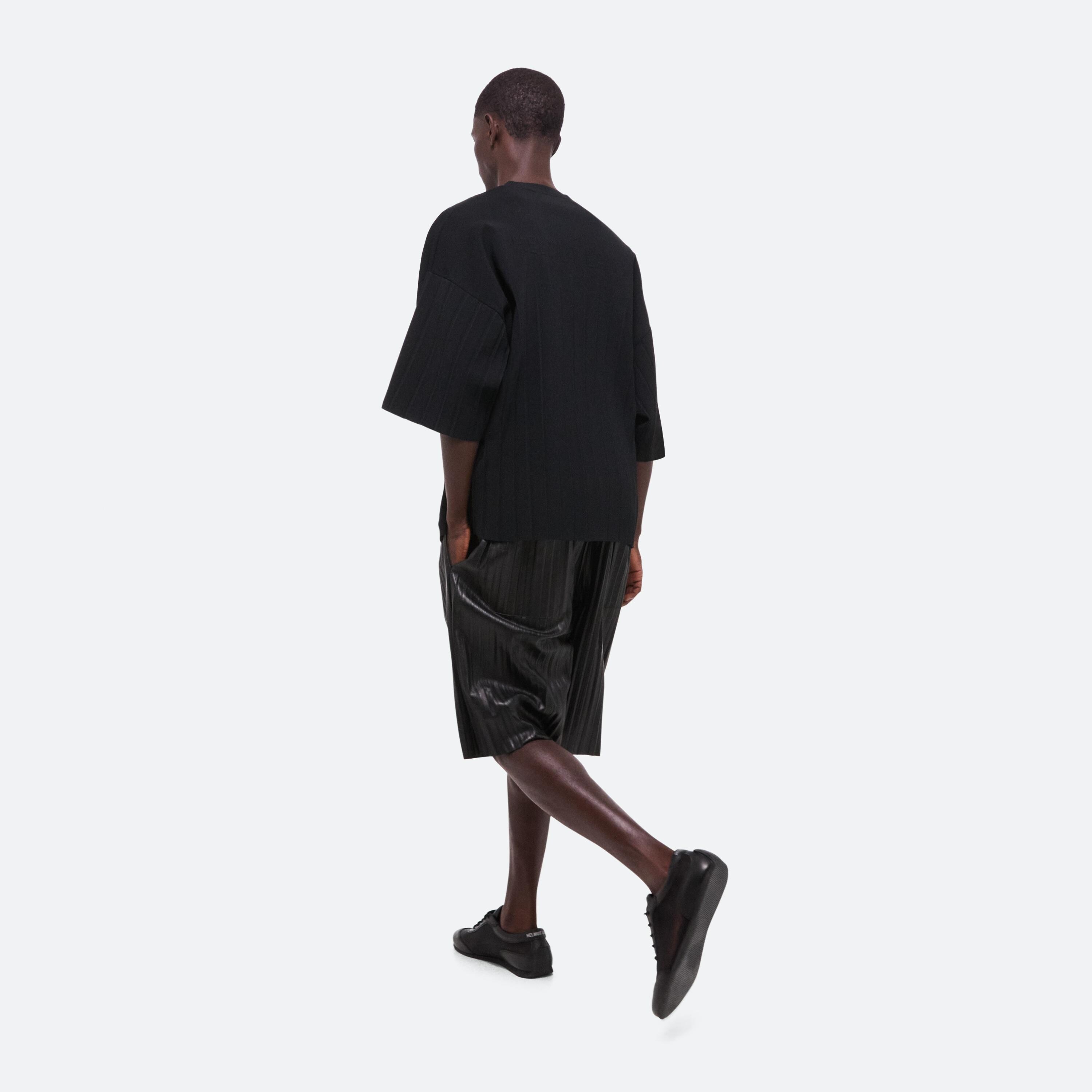 OVERSIZED PLEATED TEE - 7