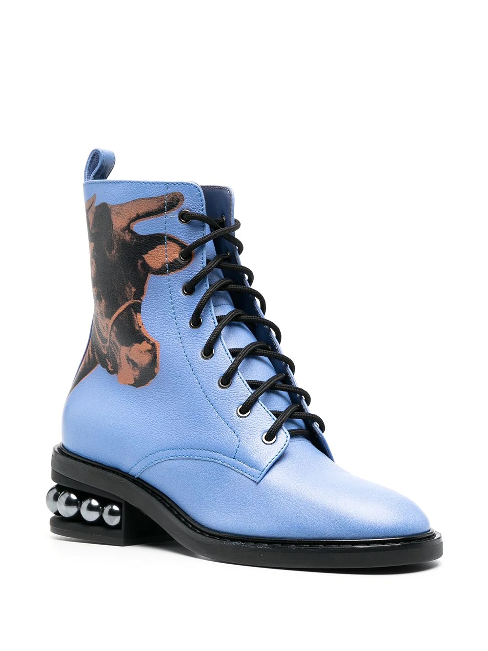 x Andy Warhol CASATI Pop Art 35mm combat boots - 2