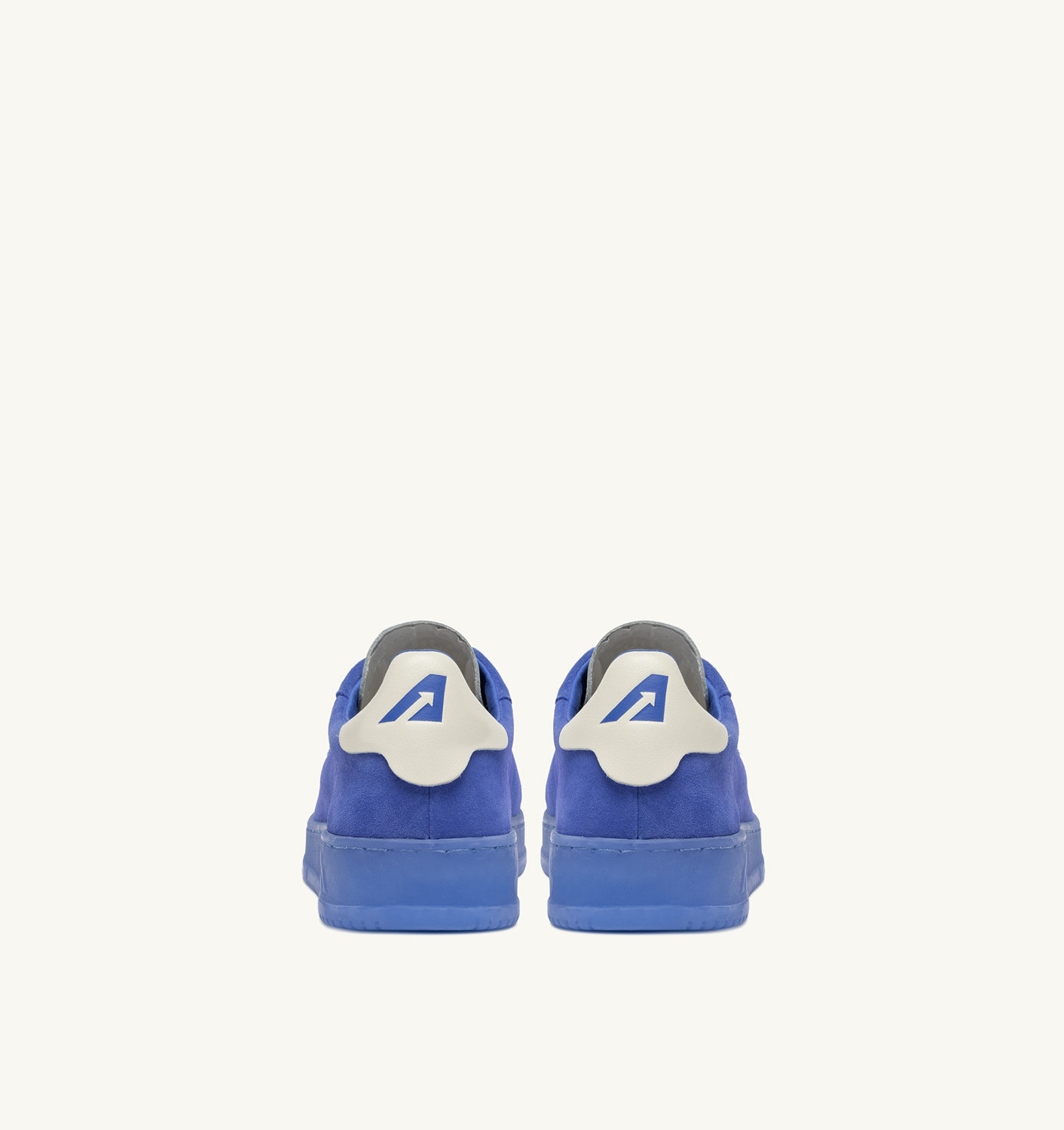DALLAS LOW SNEAKERS IN MARSHMALLOW AND PALACE BLUE SUEDE - 3