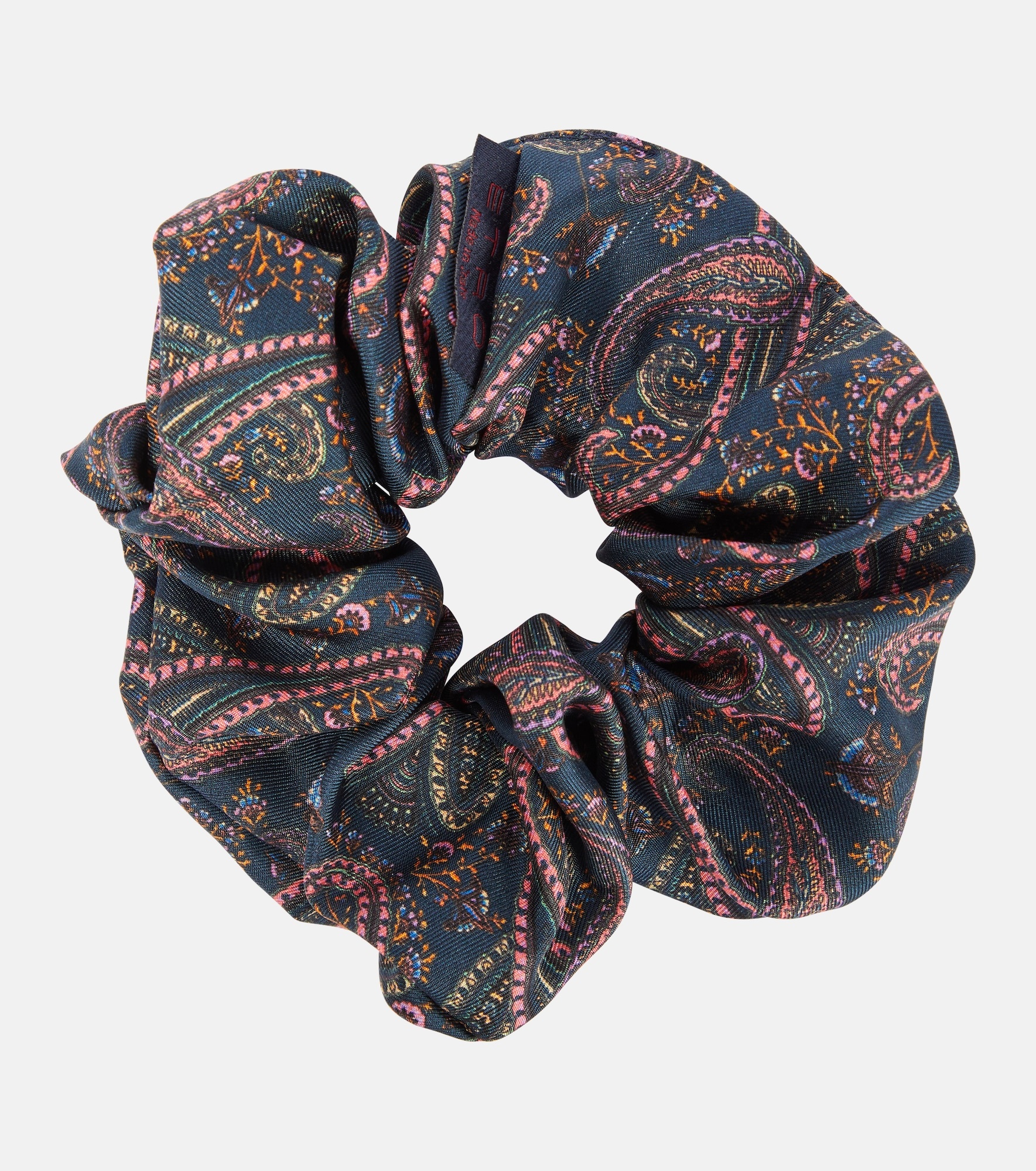 Paisley silk scrunchie - 4