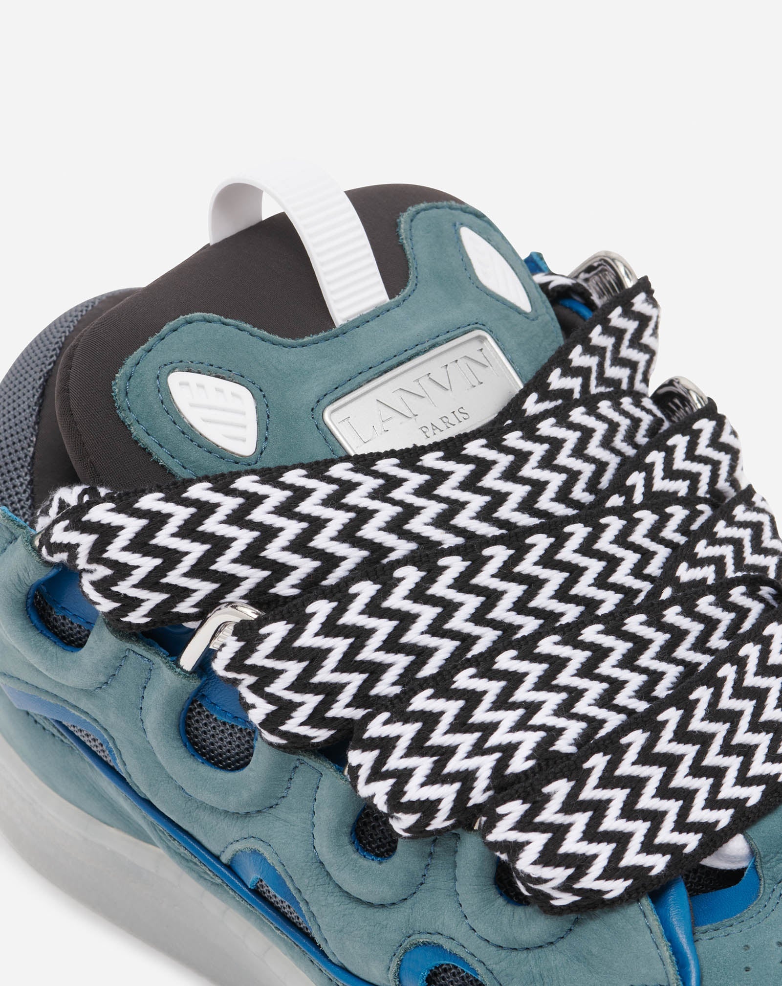 LEATHER CURB SNEAKERS - 5