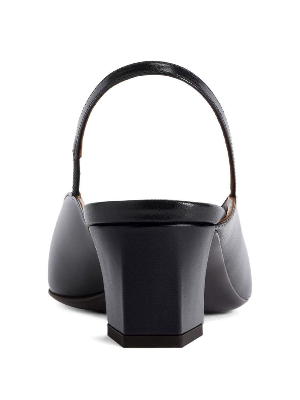 leather heeled pumps - 2