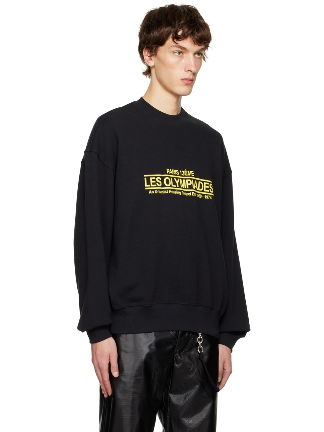 Black 'Les Olympiades' Sweatshirt - 2