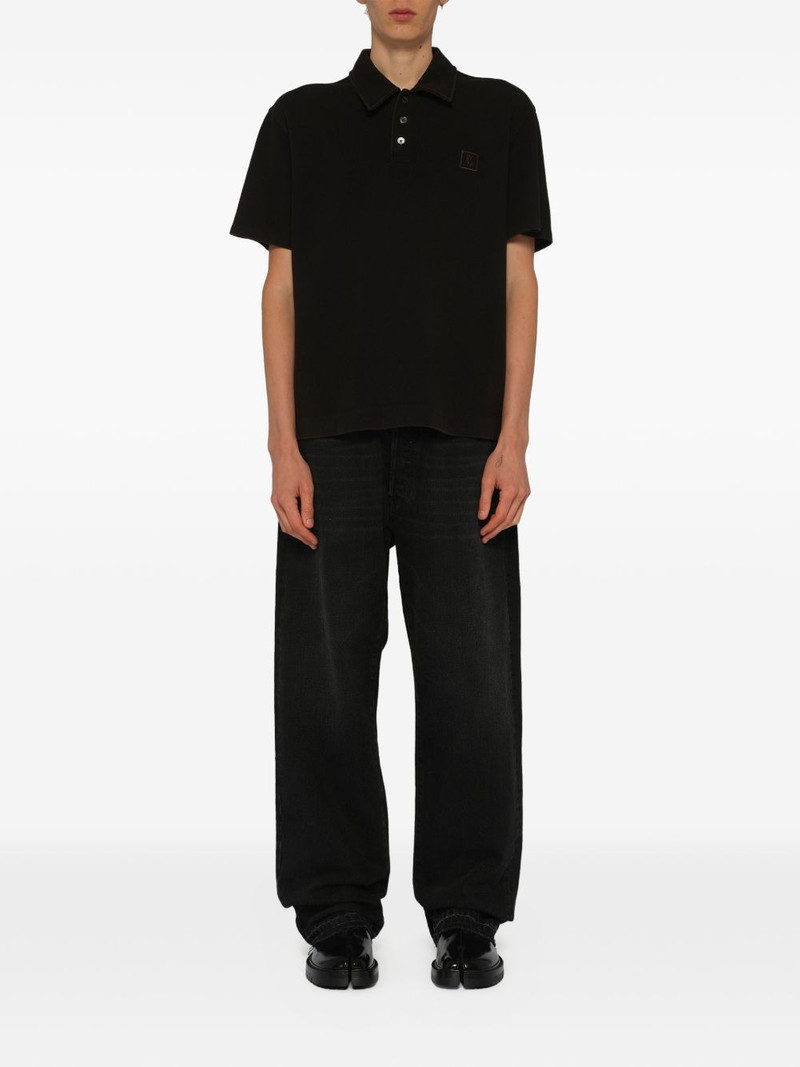 Wooyoungmi Mud Paint polo shirt outlook