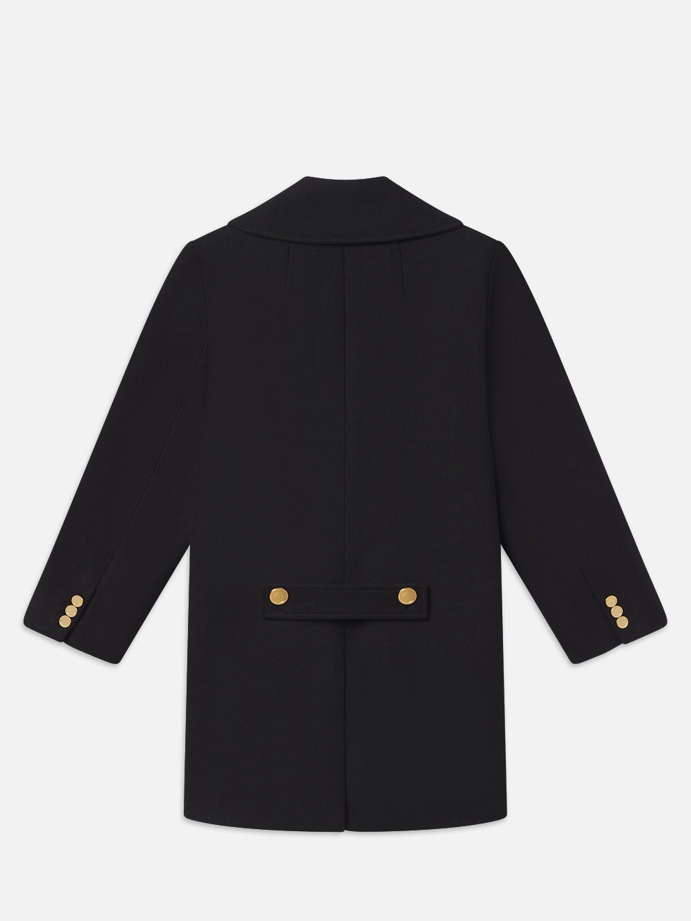 Classic Peacoat in Black - 4