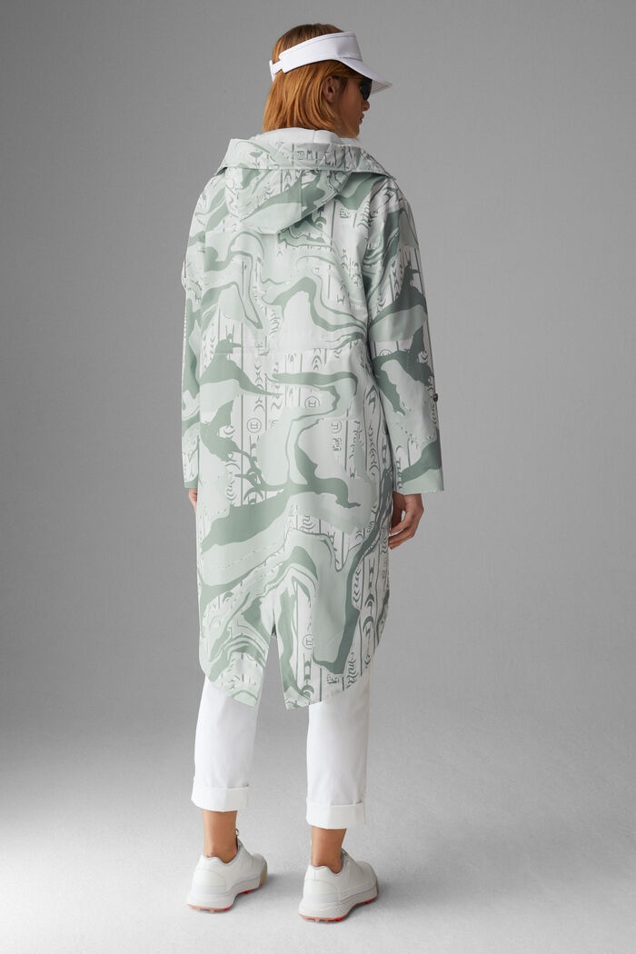 Zuma Coat in Misty green/White - 3
