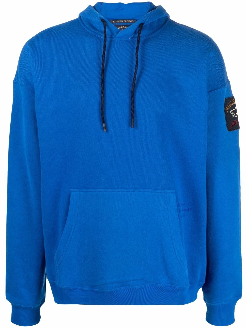 logo-sleeve hoodie - 1