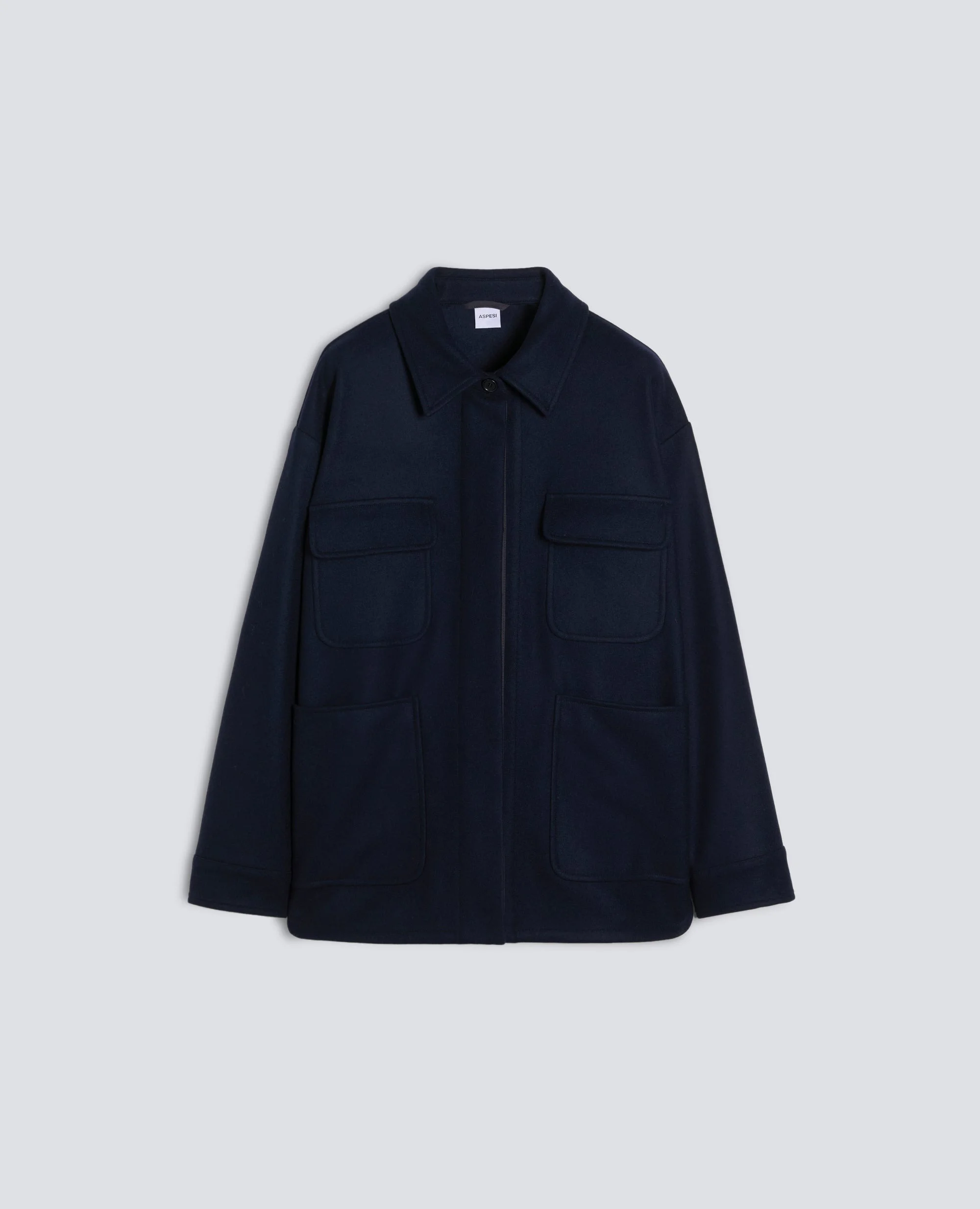 DOUBLE WOOL JACKET-SHIRT - 1